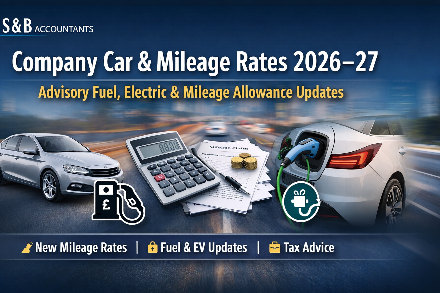 Company Car & Mileage Rates 2026–27: Advisory Fuel, Electric & Mileage Allowance Updates Explained