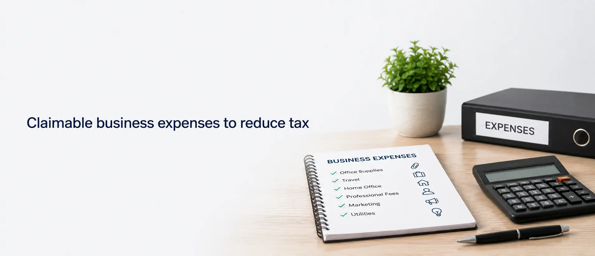 Claimable business expenses to reduce tax